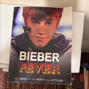Triumph Bieber Fever Book with Black and Orange Cover
